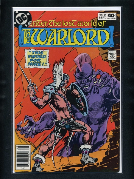 Warlord #25 VF/NM 1979 DC Comic Book